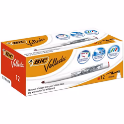 BIC 9581691, 12 pièce(s), Rouge, Pointe fine, Multicolore, Rond, 1,4 mm