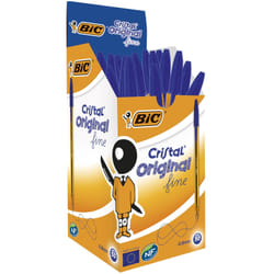 BIC 872730 stylo à bille Bleu Fin 50 pièce(s)