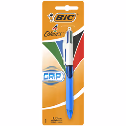 BIC 3086123214675, Stylo à bille retractable par rotation, Bleu, Blanc, Noir, Bleu, Vert, Rouge, Plastique, 1 pièce(s)