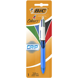 BIC 3086123214675 stylo roller Stylo à bille retractable par rotation Noir, Bleu, Vert, Rouge 1 pièce(s)