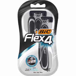 BIC Flex 4, Noir, Gris, 3 pièce(s)