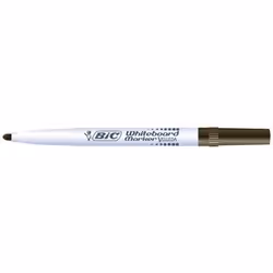 BIC Velleda 1741, 12 pièce(s), Noir, Pointe ogive, Noir, Blanc, 1,4 mm, Encre à base de cétone