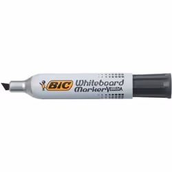 BIC Velleda 1781, 12 pièce(s), Noir, Pointe biseautée, Noir, Blanc, 3,4 mm, 5,5 mm
