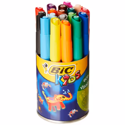 BIC Kids Visacolor XL, Bold, Multicolore, Pointe ogive, 4,5 mm, 1,3 mm, Multicolore