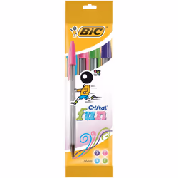 BIC 895792, Stylo à bille, Bleu, Vert, Rose, Violet