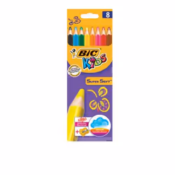 BIC SuperSoft, Doux, Multicolore, 8 pièce(s)