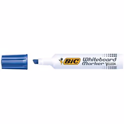 BIC Velleda 1791, Bleu, Pointe biseautée, Bleu, Blanc, Plastique, Rond, 3,3 mm