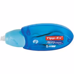 BIC Micro Tape Twist, Bleu, 8 m, 5 mm, Boîte, 10 pièce(s)