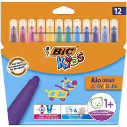 BIC 9020801, Multicolore, 19 mm, 18,6 mm, 12 pièce(s)