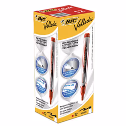 BIC 902089 marqueur 12 pièce(s) Pointe ogive Rouge