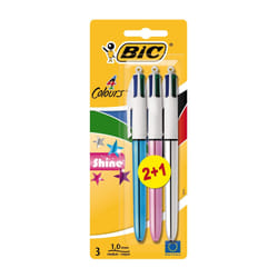 BIC Stylo 4 Couleurs Shine 2+1