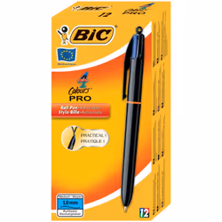 BIC 902129, Noir, Bleu, Vert, Rouge, 12 pièce(s), Moyen