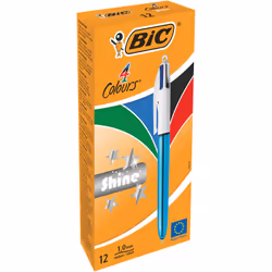 BIC 982874 stylo à bille Noir, Bleu, Vert, Rouge Stylo à bille multifonctions 12 pièce(s) - Vue supplémentaire 2