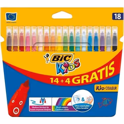 BIC® - Feutres de coloriage - BIC® Kids Kid x 18