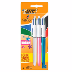 Bic Ensemble de Stylos 4 Colors Shine 9122751 - TU