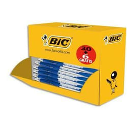 BIC Atlantis Classic Bleu Stylo à bille rétractable avec clip 36 pièce(s)