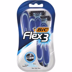 BIC Flex 3, Bleu, 4 pièce(s)