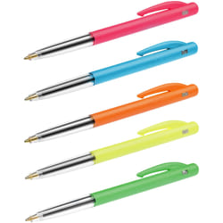 BIC 9225652 stylo à bille Bleu Stylo à bille rétractable avec clip Moyen 14 pièce(s)
