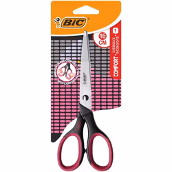 BIC 9262811, Enfant, Découpe droite, Unique, Noir, Rose, Acier, 16 cm