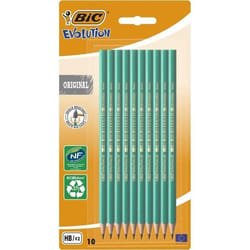 Crayons à Papier BIC Evolution Original - HB - Blister de 10