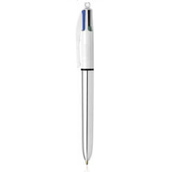 BIC 964774 stylo à bille Noir, Bleu, Vert, Rouge Stylo à bille rétractable avec clip 12 pièce(s)