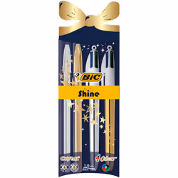 BIC 933979 stylo à bille Stylo à bille rétractable avec clip Moyen 4 pièce(s)