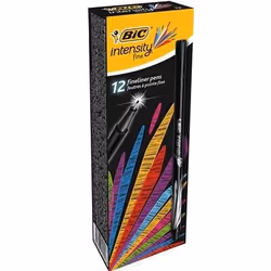 BIC fineliner Intensity, Fin, 1 couleurs, Noir, 0,4 mm, Noir, 12 pièce(s)
