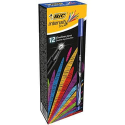 BIC fineliner Intensity stylo-feutre Fin Bleu 12 pièce(s)