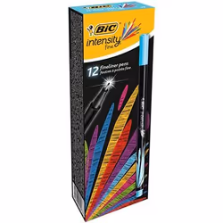 BIC fineliner Intensity, Fin, 1 couleurs, Turquoise, 0,4 mm, Noir, Turquoise, 12 pièce(s)