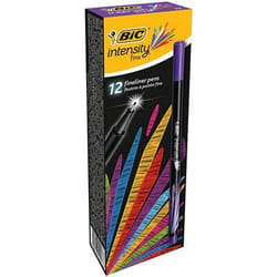 BIC fineliner Intensity stylo-feutre Fin Violet 12 pièce(s)
