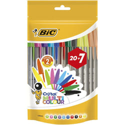 BIC Stylo Bille Cristal 20+7