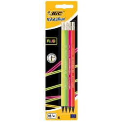 BIC Evolution Fluo HB 4 pièce(s)