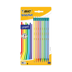 BIC Evolution Stripes Crayon 8
