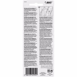 BIC 942103 stylo à bille Noir, Bleu, Rouge, Argent Stylo à bille multifonctions Moyen 1 pièce(s)