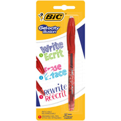 BIC Gelocity Illusion Stylo à bille Moyen Rouge 1 pièce(s)