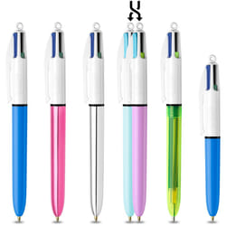 BIC 945793 stylo à bille Stylo à bille rétractable avec clip Moyen 6 pièce(s)
