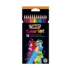 BIC 950527 crayon de couleur Noir, Bleu, Marron, Vert, Rouge, Violet, Jaune 12 pièce(s)