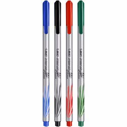 BIC 964824 stylo à bille Stylo à bille rétractable avec clip 4 pièce(s)