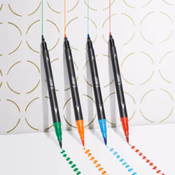 BIC Intensity Dual Tip stylo-feutre Noir, Bleu, Vert, Violet, Rouge, Jaune 6 pièce(s)