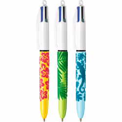 BIC 992579, Stylo à bille rétractable avec clip, 3 pièce(s)