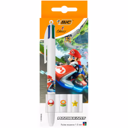BIC 996806, Stylo à bille rétractable avec clip, Rechargeable, 3 pièce(s), Moyen