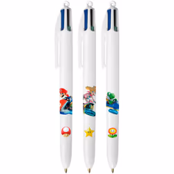 BIC 996806 stylo à bille Stylo à bille rétractable avec clip Moyen 3 pièce(s)
