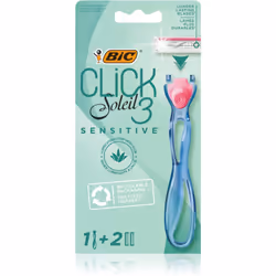 Vous souhaitez raser votre corps de près ou tailler certaines zones&nbsp;? Le rasoir électrique BIC Soleil Click Sensitive es ...
