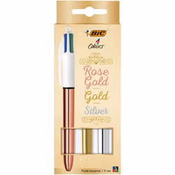 BIC 946718, Clip, Stylo à bille multifonctions, Multicolore, 3 pièce(s), Moyen