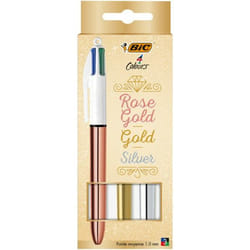 BIC 946718 stylo à bille Multicolore Stylo à bille multifonctions Moyen 3 pièce(s)