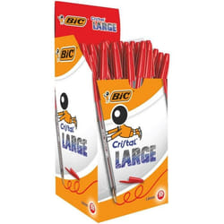 BIC Cristal Rouge Stylo à bille 50 pièce(s)
