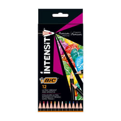 BIC Intensity Premium Noir, Bleu, Marron, Vert, Bleu clair, Orange, Rose, Violet, Rouge, Violet, Blanc, Jaune 12 pièce(s)