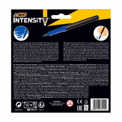 BIC Intensity Premium stylo-feutre Fin Noir, Bleu, Vert, Bleu clair, Orange, Violet, Rouge, Couleur vanillée, Violet, Blanc, Jaune