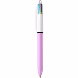 BIC 503815 stylo à bille Vert, Rose, Violet, Turquoise Stylo à bille rétractable avec clip 12 pièce(s)