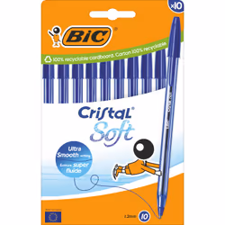 BIC 516357, Stylo à bille, Bleu, 10 pièce(s)